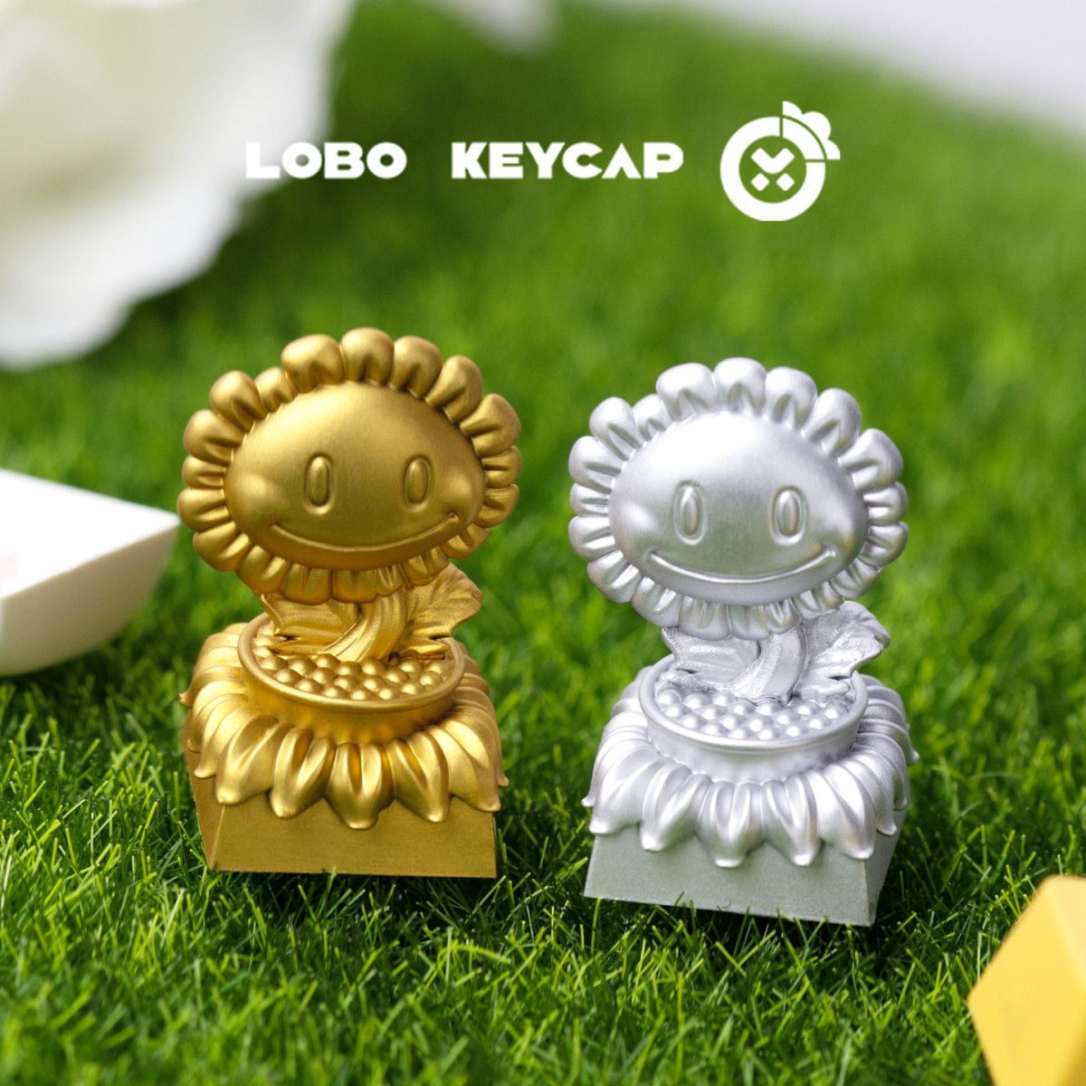 Esports Gaming Trophy - Lobo Keycap Plants Vs. Zombies Sunflower