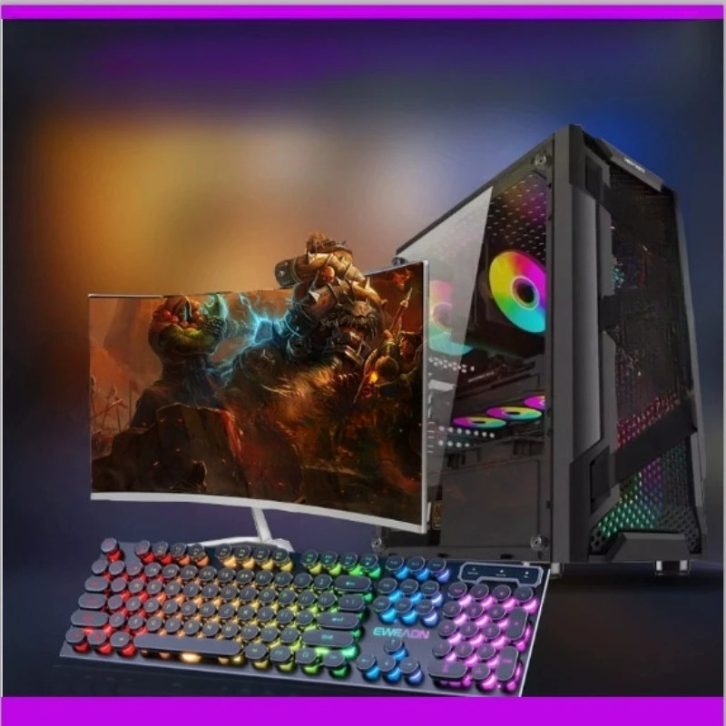 Esports Gaming Rig - Desktop Computer Assembly Full Set for