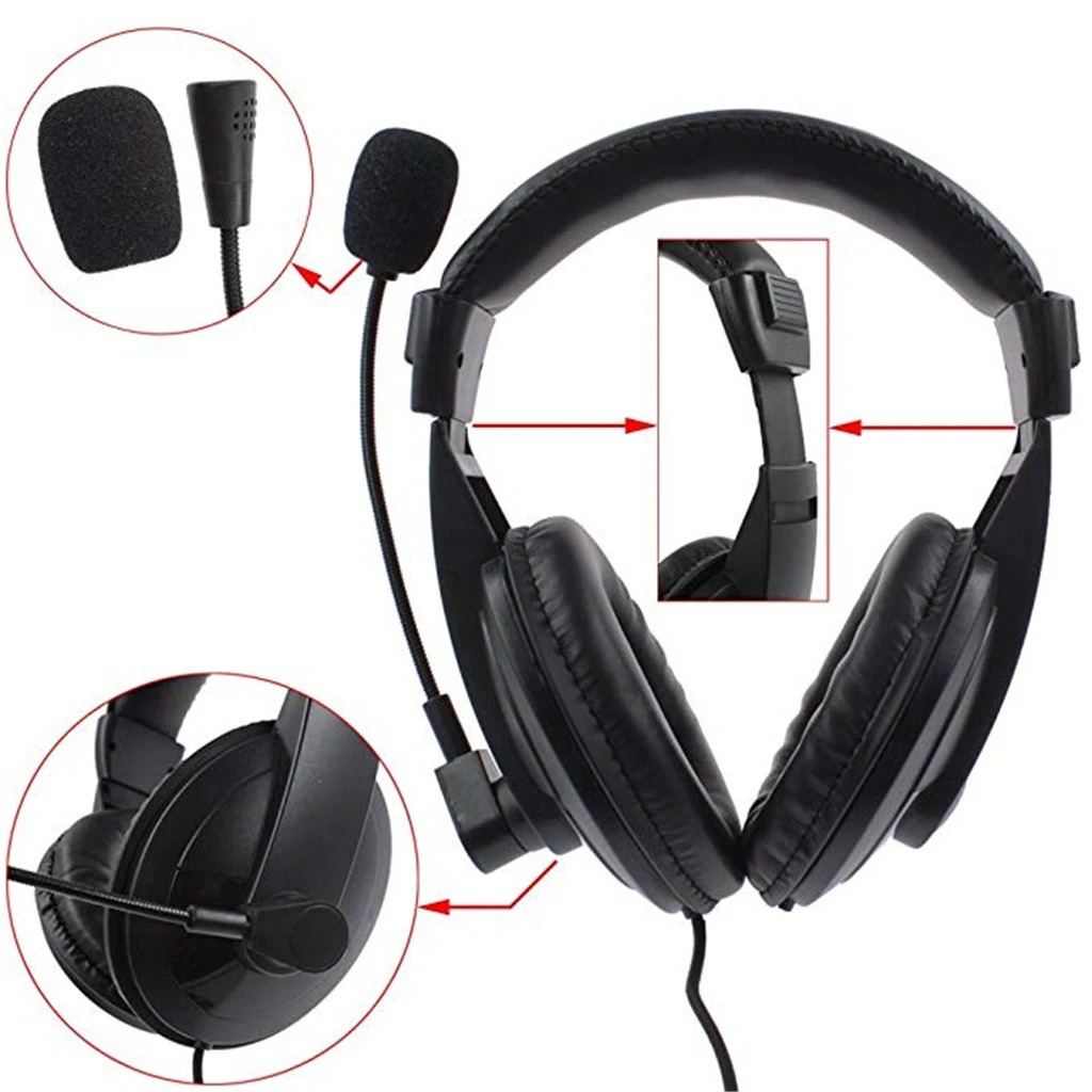 Esports Gaming Earphones - Professional Noise Cancelling Overhead Headphones With