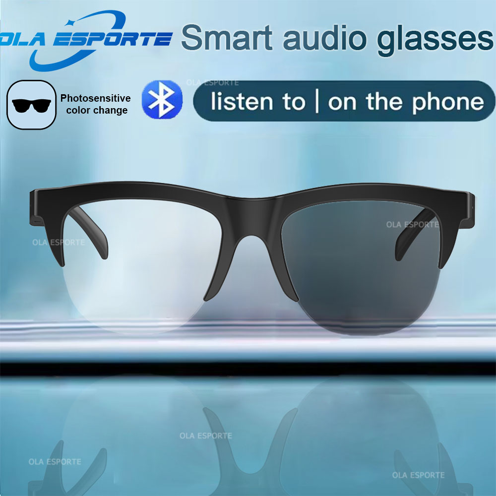 Esports Gaming Earphones - 2025 Photosensitive Color Change Smart Glasses