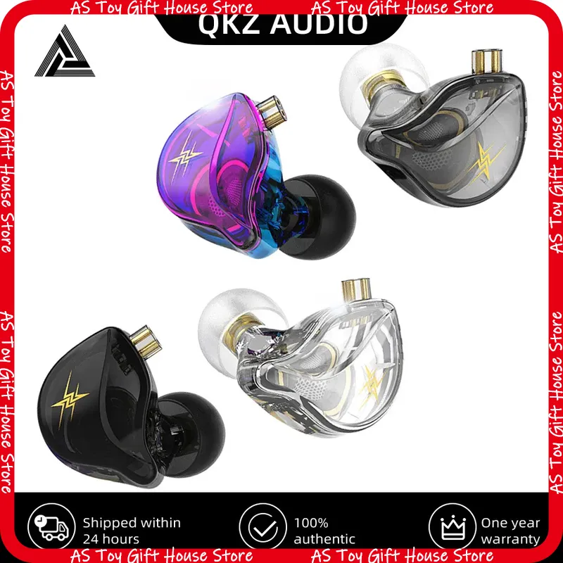 Esports Gaming Earphones - QKZ ZXT In Ear Wired Headphones