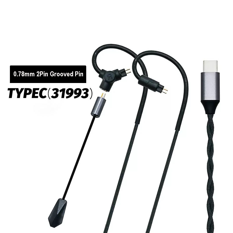 Esports Gaming Earphones - 0.78 QDC MMCX Gaming Earphone Cable