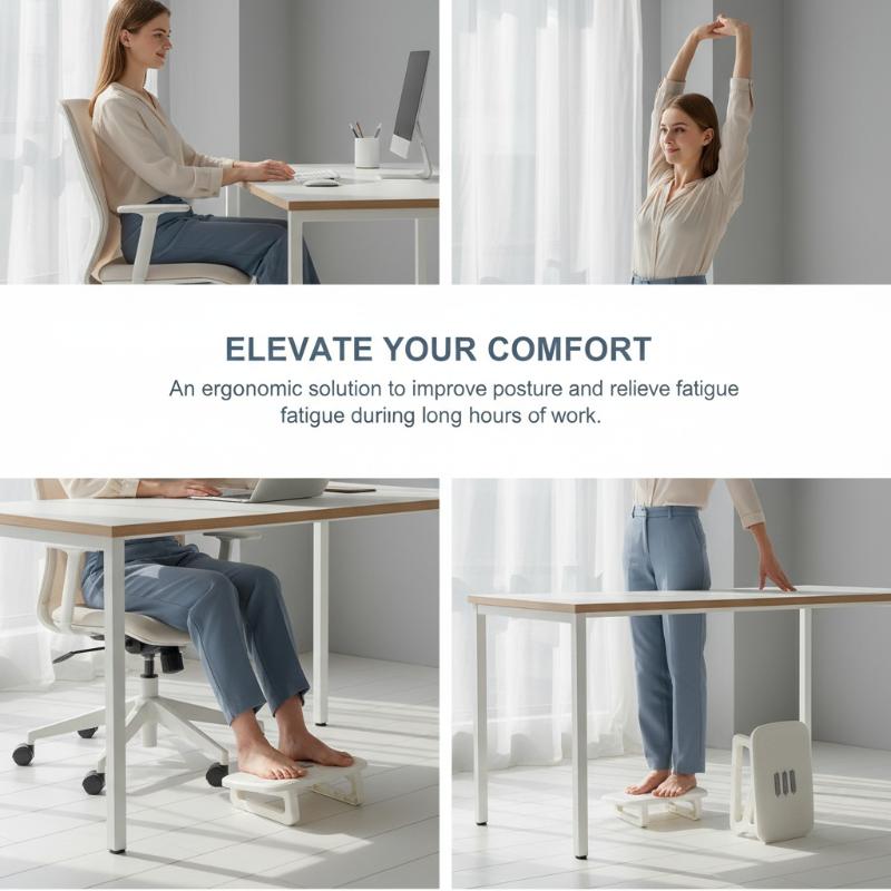 Ergonomic Under Desk Foot Stoo - Footrest Under Desk ulasan dan harga