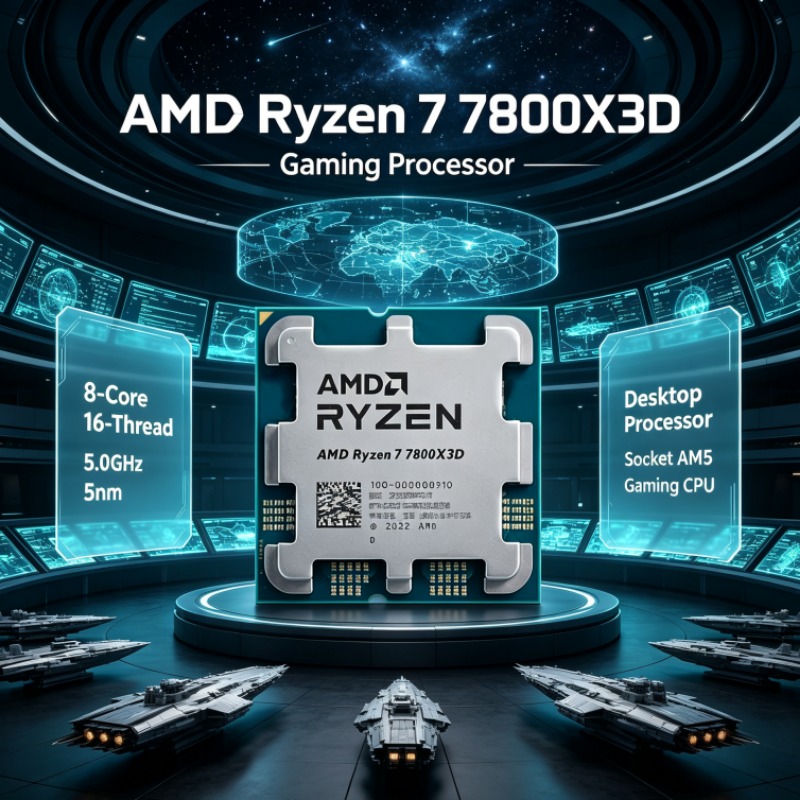 AMD R7 7800X3D Ryzen 7 AM5 CPU - Amd Cpu Ryzen 7 ulasan dan harga