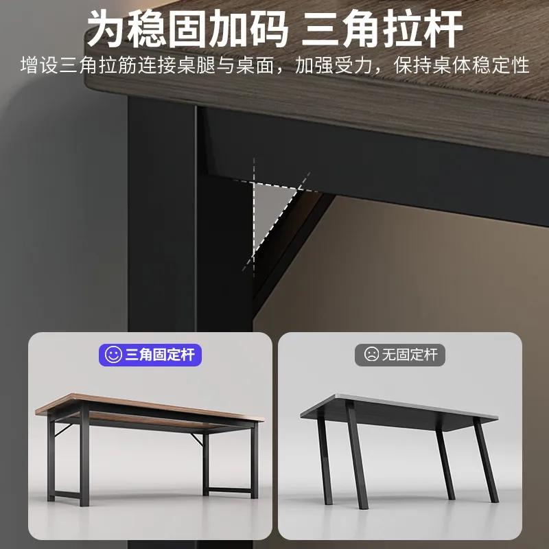 Simple Rectangle Computer Desk - Esports Gaming Houses ulasan dan harga