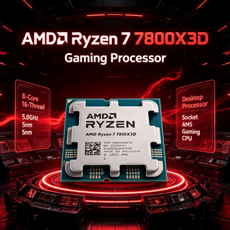 AMD Ryzen 7 R7 7800X3D CPU 96M - Amd Cpu Ryzen 7 ulasan dan harga