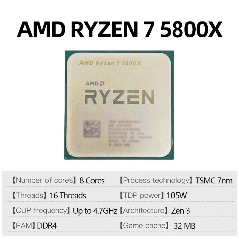 AMD Ryzen 7 5800X GHz, AM4 Soc - Amd Cpu Ryzen 7 ulasan dan harga