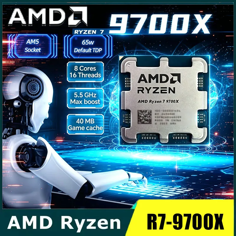 Amd Ryzen 7 9700X Cpu Processo - Amd Cpu Ryzen 7 ulasan dan harga