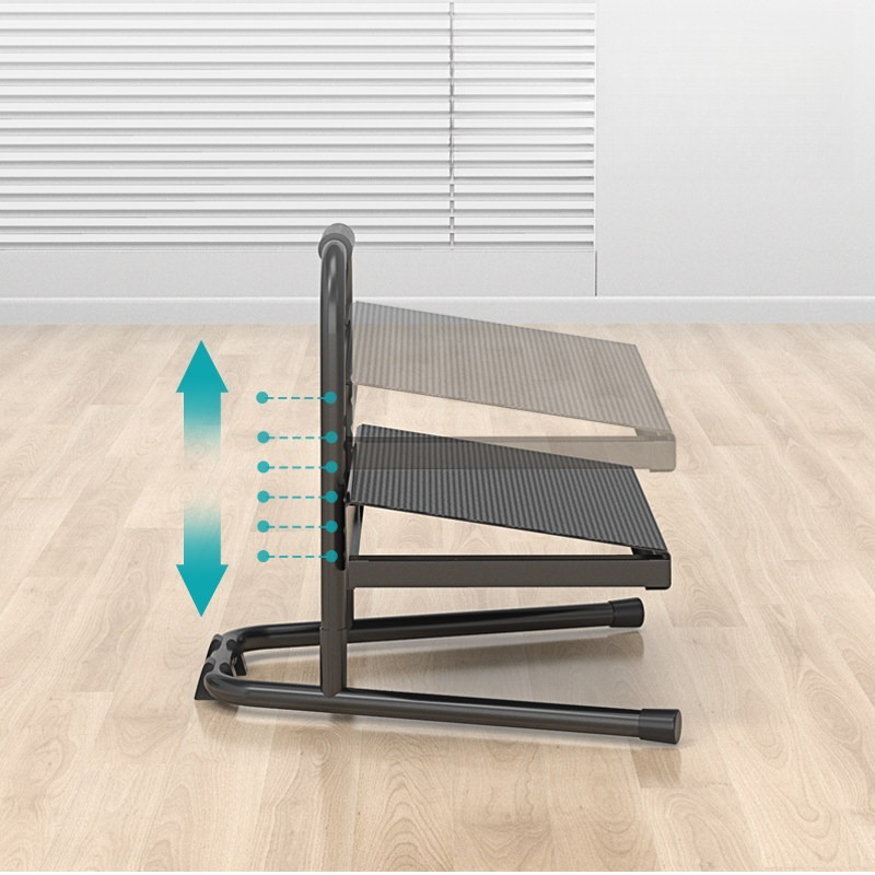 Height Adjustable Foot Rest Pe - Footrest Under Desk ulasan dan harga