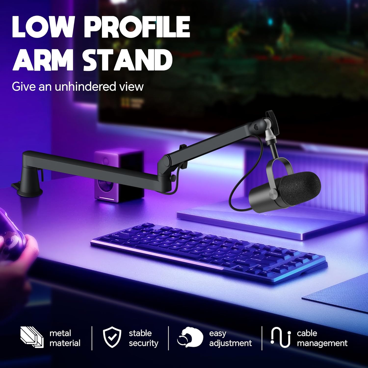 Professional Studio Low Profil - Microphone Arm Boom ulasan dan harga