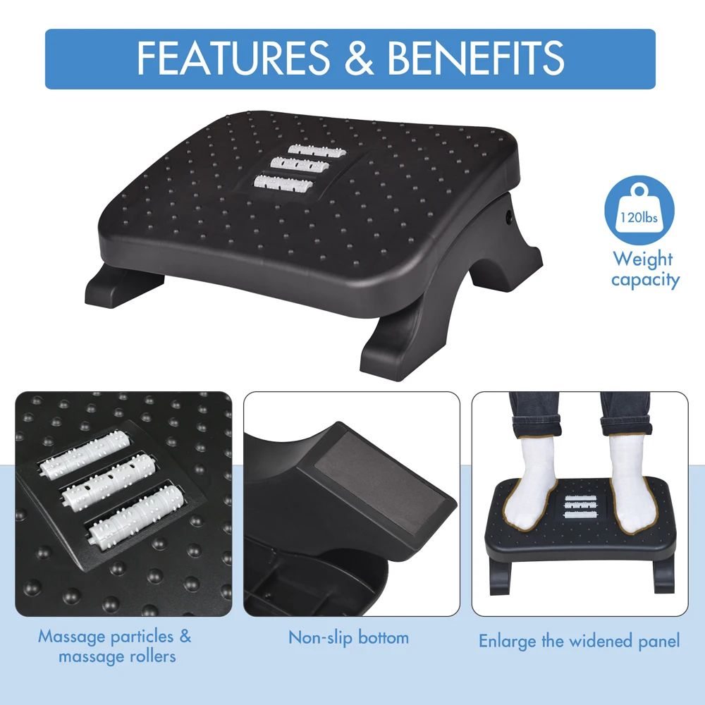 Ergonomic Under Desk Footrest  - Footrest Under Desk ulasan dan harga