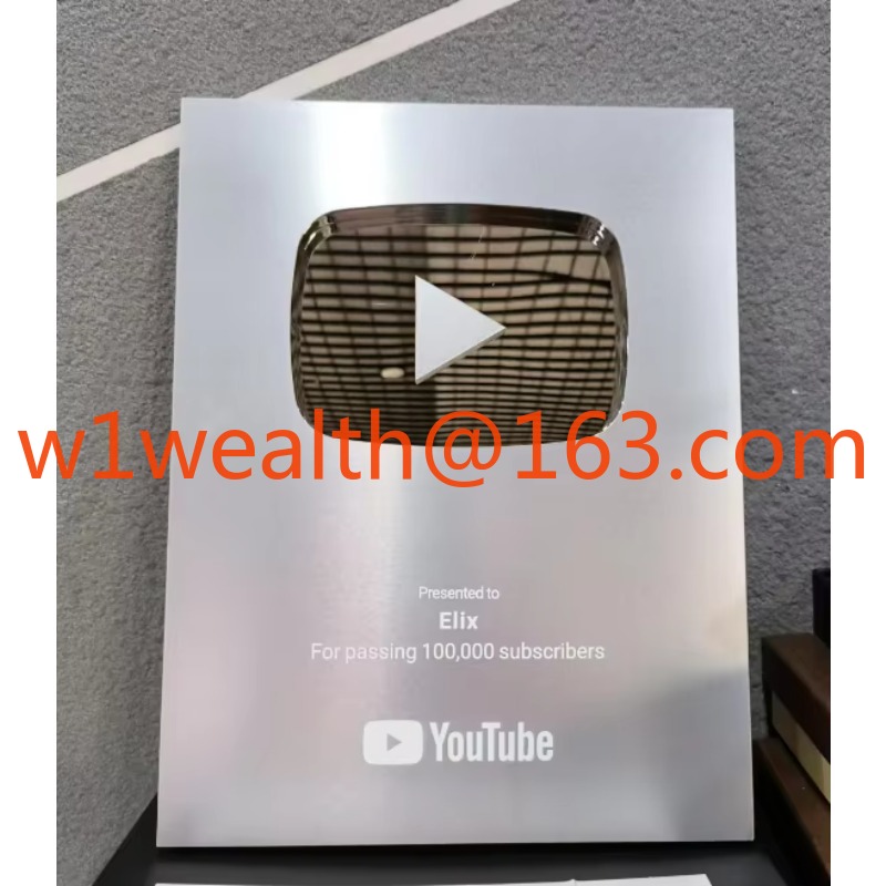Play Button Award, Aluminum Yo - Esports Gaming Trophy ulasan dan harga