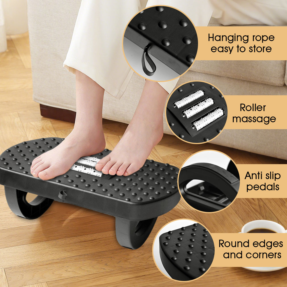 Portable Home Office Footstool - Footrest Under Desk ulasan dan harga