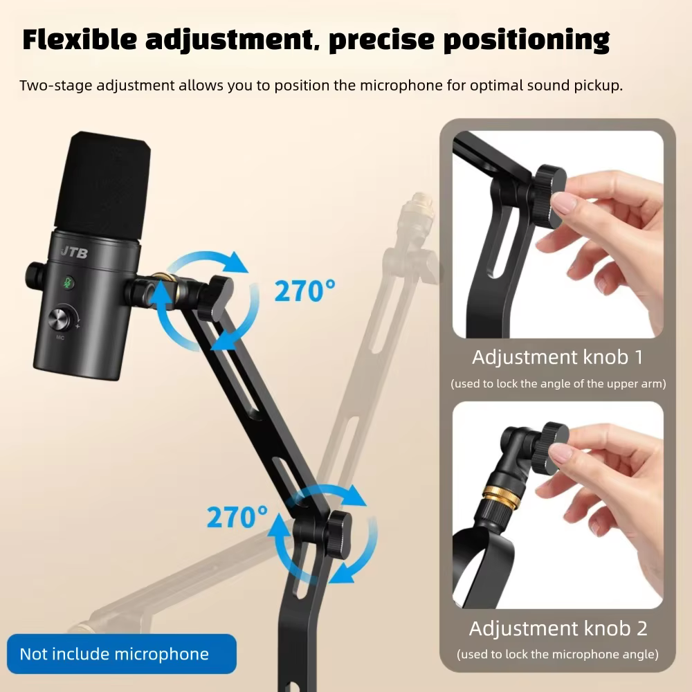 Foldable Desktop Microphone St - Microphone Arm Boom ulasan dan harga