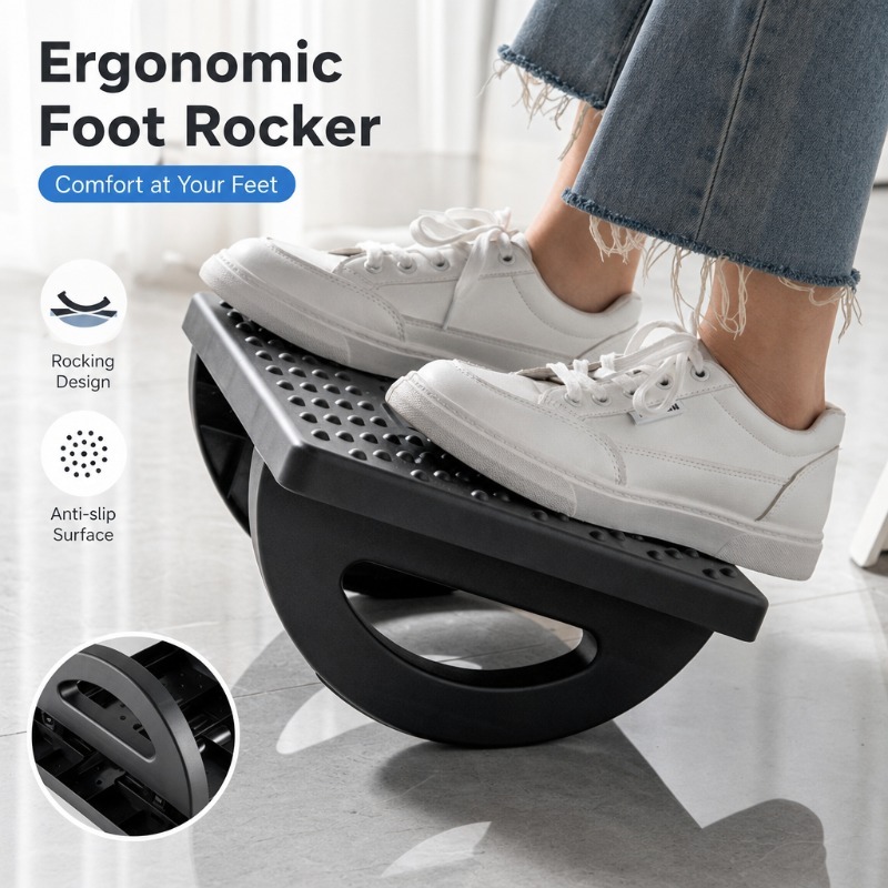 Ergonomic Under Desk Foot Rest - Footrest Under Desk ulasan dan harga