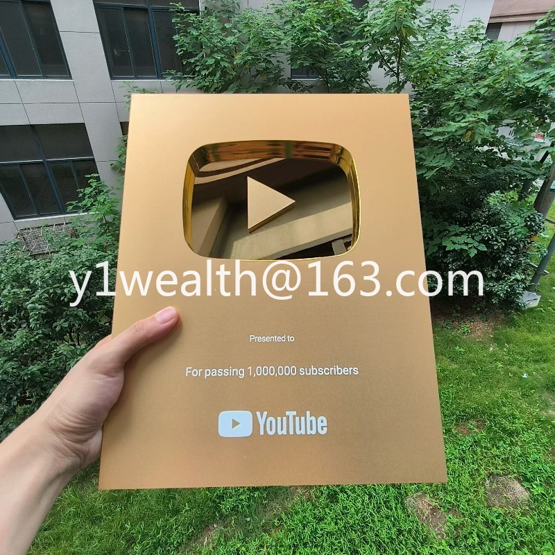 New YouTube Play Button Award  - Esports Gaming Trophy ulasan dan harga