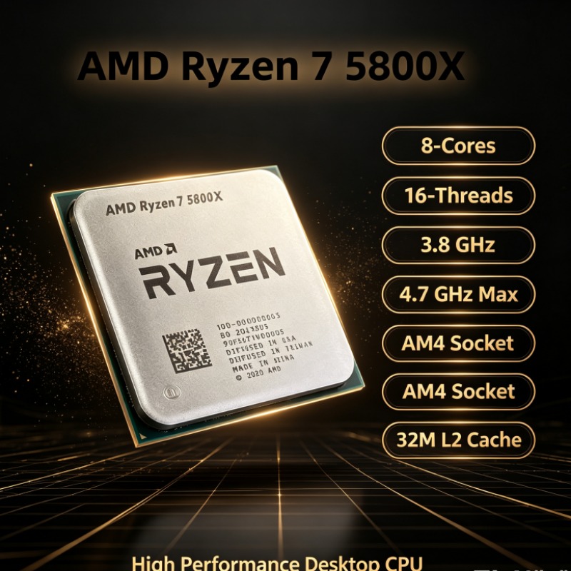 AMD Ryzen 7 5800X R7 5800X AM4 - Amd Cpu Ryzen 7 ulasan dan harga