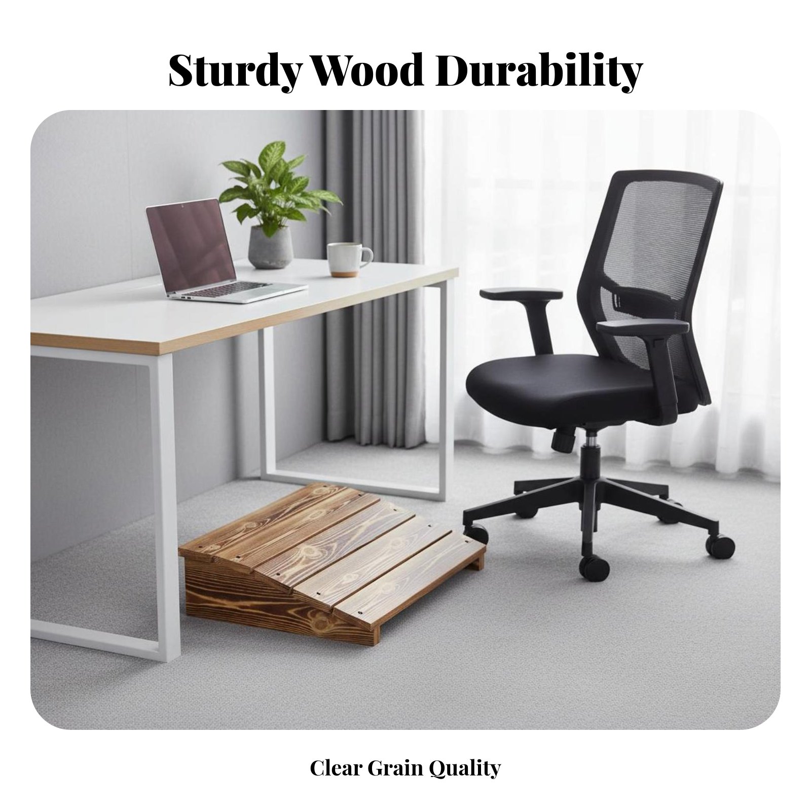 Under-Desk Footrest Non-Slip S - Footrest Under Desk ulasan dan harga
