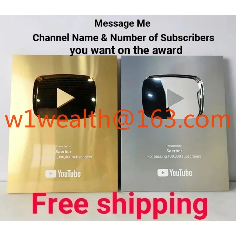custom YouTube award Gold cust - Esports Gaming Trophy ulasan dan harga