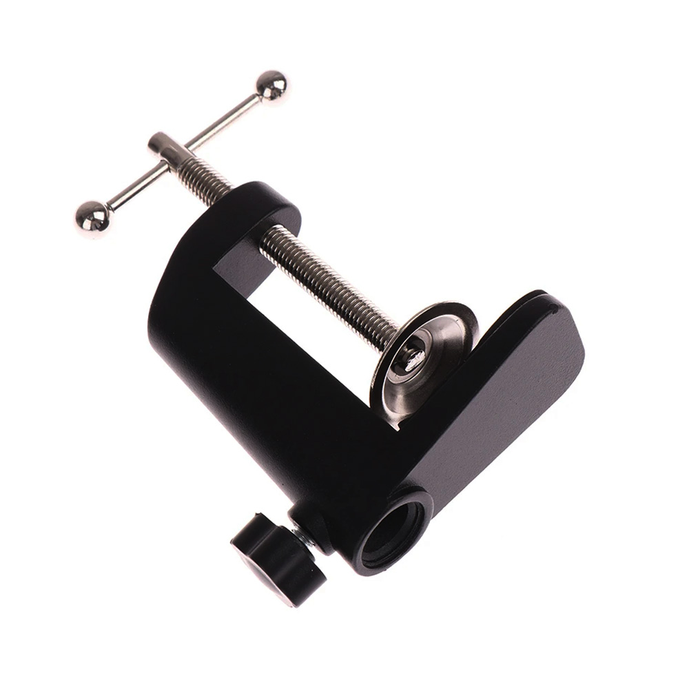 C-Shaped Clip Desk Table Mount - Microphone Arm Boom ulasan dan harga