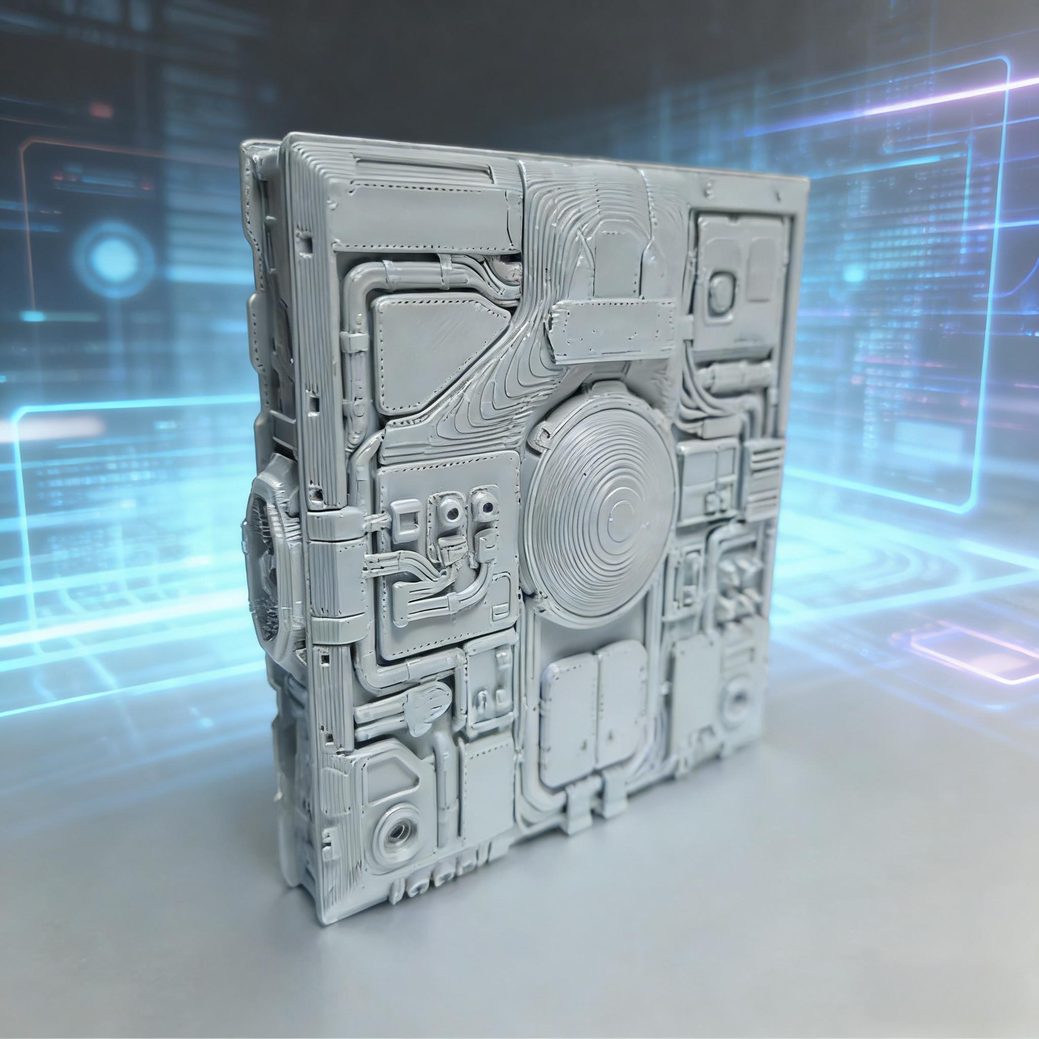 Sci-Fi Mechanical Panel Model  - Esports Gaming Trophy ulasan dan harga
