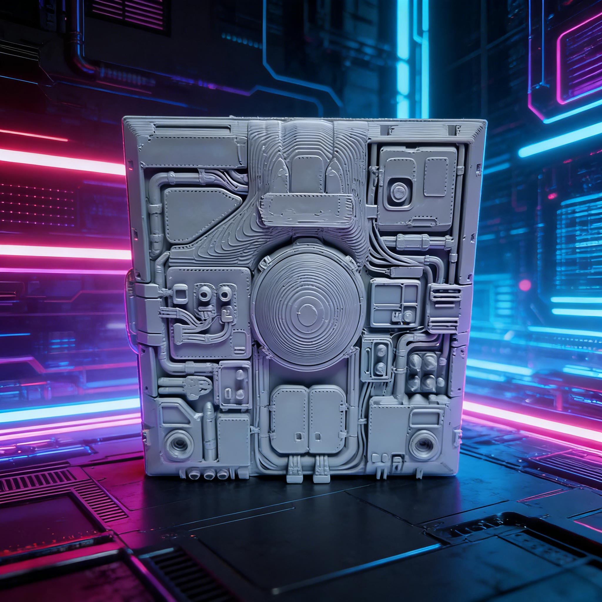 Sci-Fi Mechanical Panel Model  - Esports Gaming Trophy ulasan dan harga