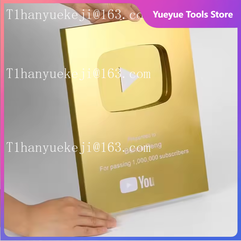 Customized YouTube Play Button - Esports Gaming Trophy ulasan dan harga