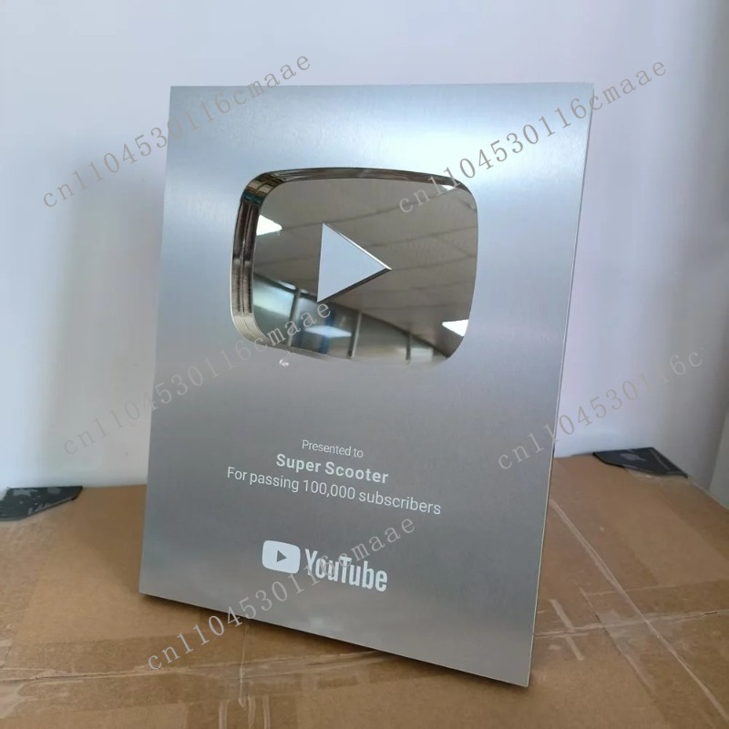 Youtube Plaque Play Button Gol - Esports Gaming Trophy ulasan dan harga