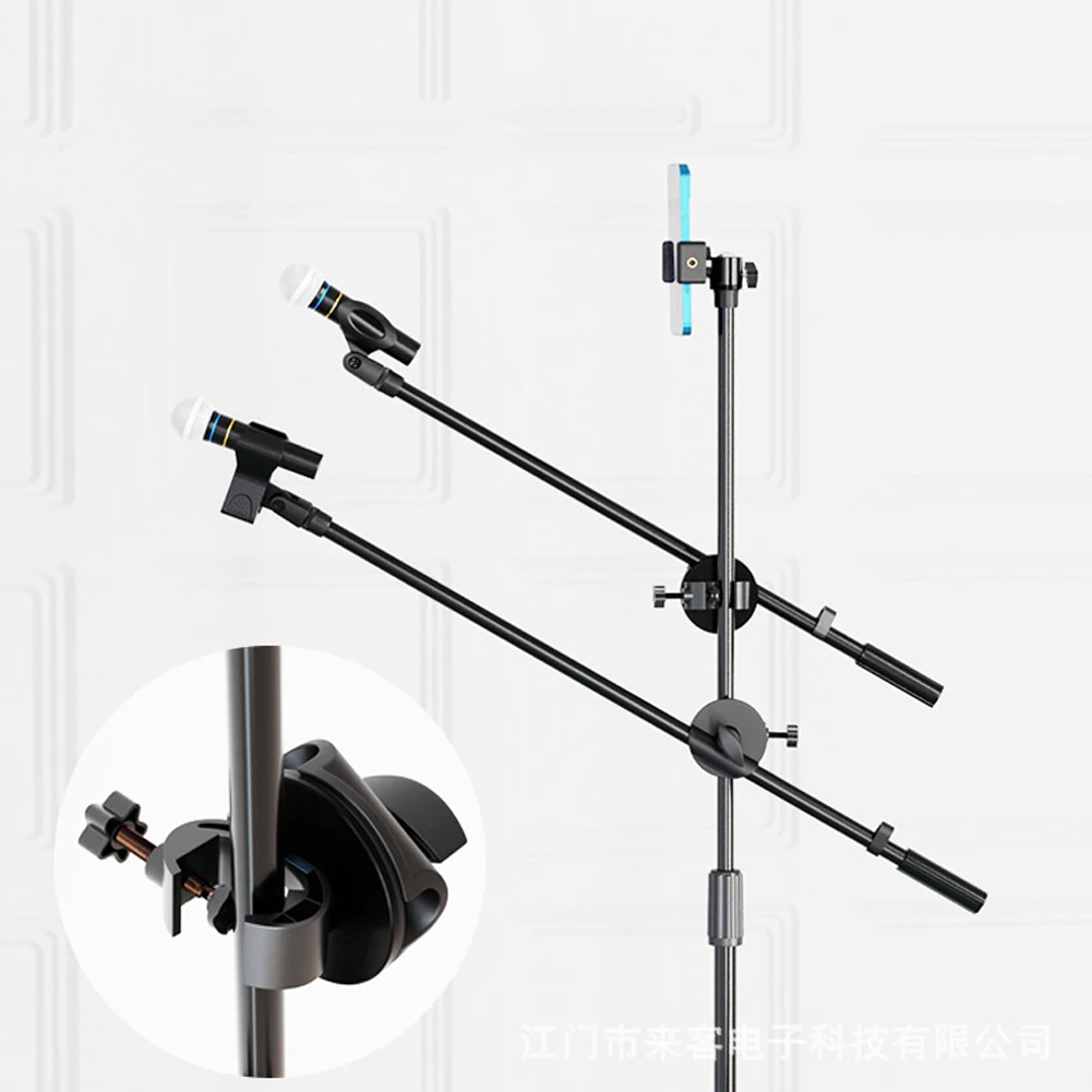Metal Microphone Stand Adjusta - Microphone Arm Boom ulasan dan harga