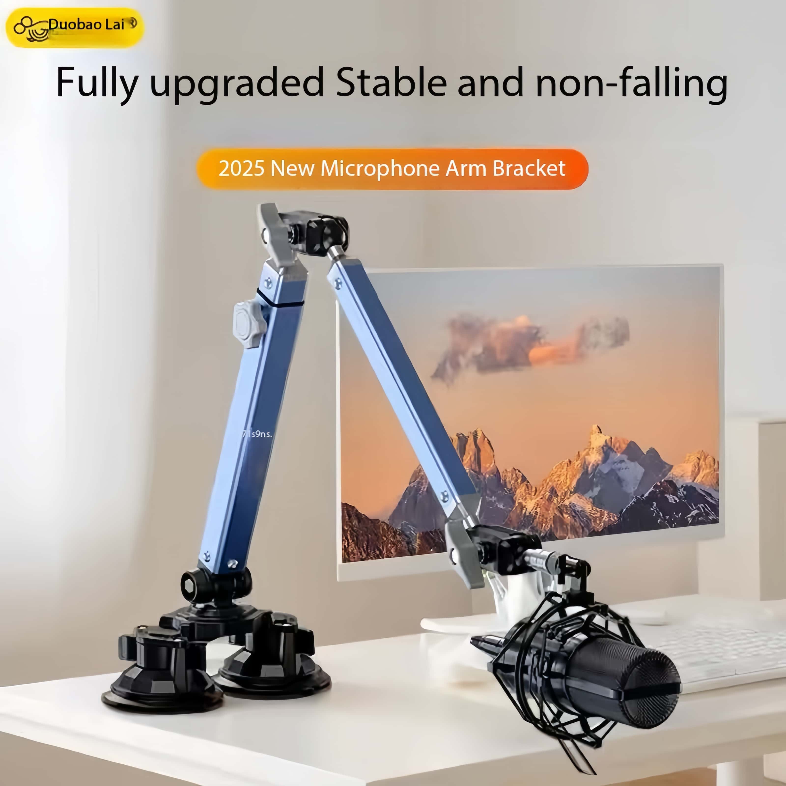 Professional Dual Suction Cup  - Microphone Arm Boom ulasan dan harga