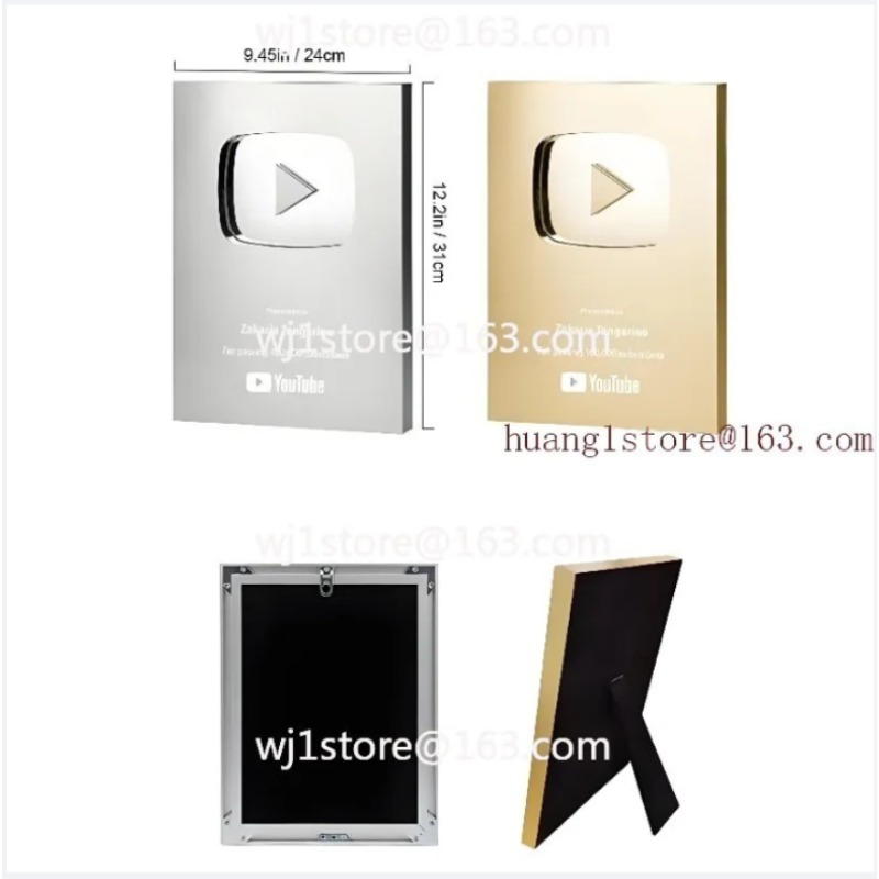 2026New YouTube Play Button Aw - Esports Gaming Trophy ulasan dan harga